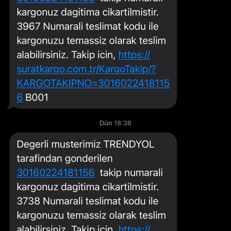 Sorumsuz Sürat Kargo Gerede Şubesi