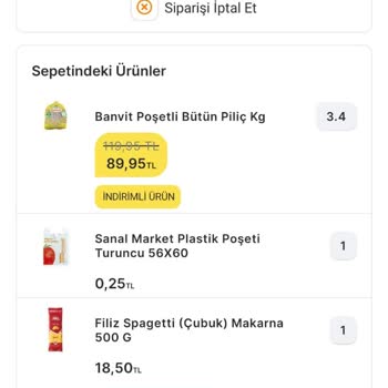 Migros Parasını Ödediğimiz Siparişinizi Teslim Edemiyor.