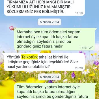 YönTürk İnternet Yontürk İnternet İptali