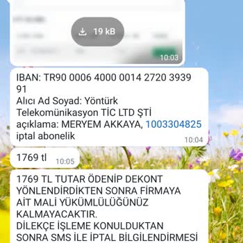 YönTürk İnternet Yontürk İnternet İptali