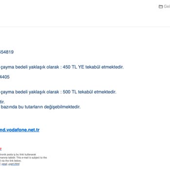 Vodafone Xdsl Hizmet Numaramı Bilinçli Olarak Vermiyor