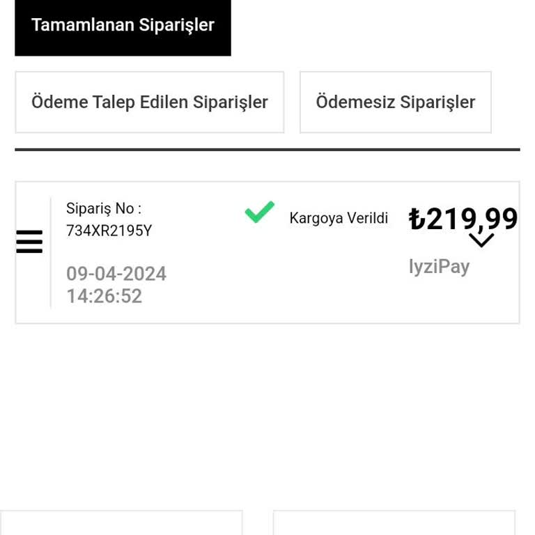 Fine Change Gelmeyen Kargo Ve Gönderdik Diyen Site