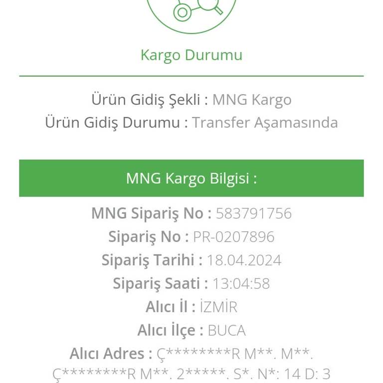 MNG Kargo Kaybolan Kargo Sorumsuzluk
