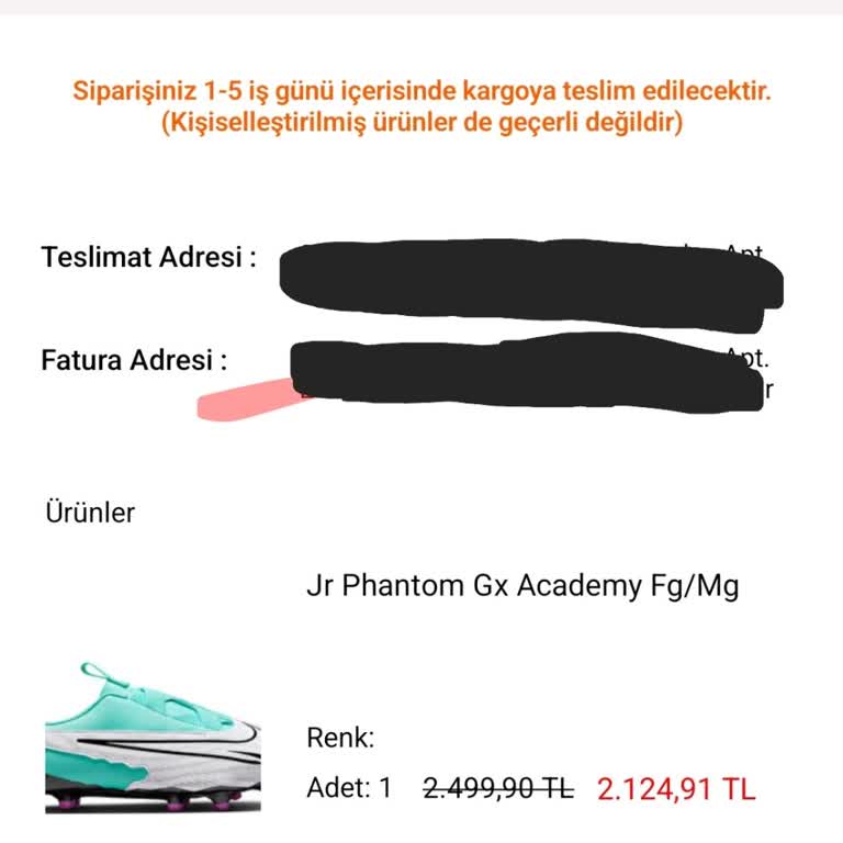 Koray Spor Elinde Olmayan Urunu Satıp 20 Gün Boş Yere Bekletiyor.