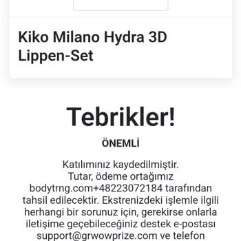 Grtakeprize.com Güven Sarsan Alışveriş Deneyimi