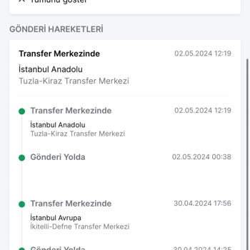 Trendyol İstanbul Tuzla'da Kargomun Teslimat Süreciyle İlgili Sorunlar