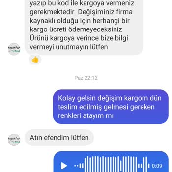 Tesettür Sema (İnstagram) Para İadesi İstiyorum