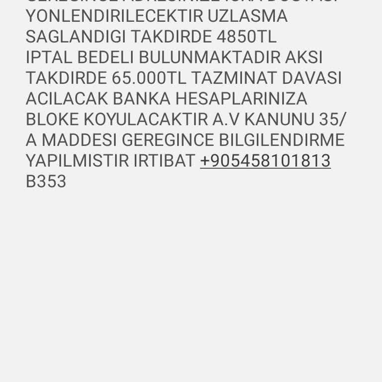 Soydansmnlık (SMS) Rahatsız Ermeyin Yeter Artık