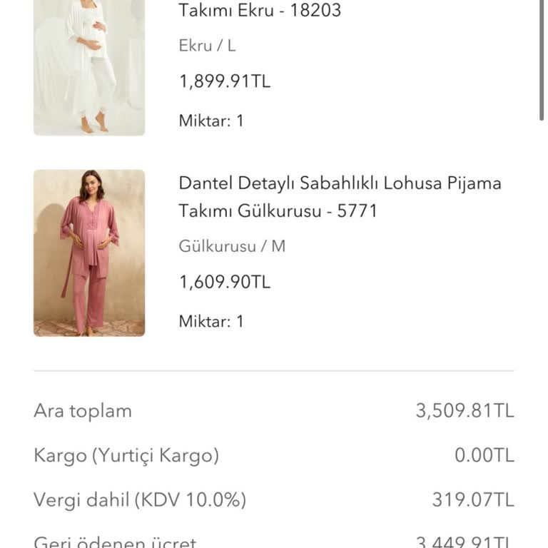 Lohusa Sepeti Lohusasepeti.com Para İadesi Yapmıyor