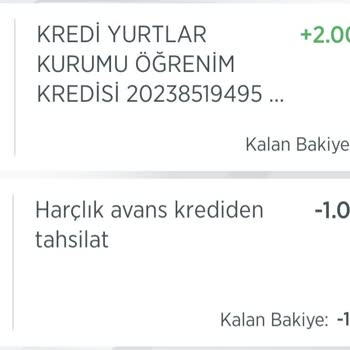 Ziraat Bankası Harçlık Avans Kredili Mevduat