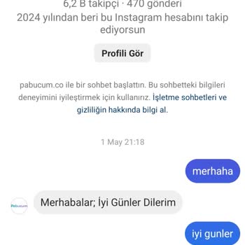 Pabucum.com Instagram Dolandırıcısıpabucum.com Sitesinden Şikayetçiyim