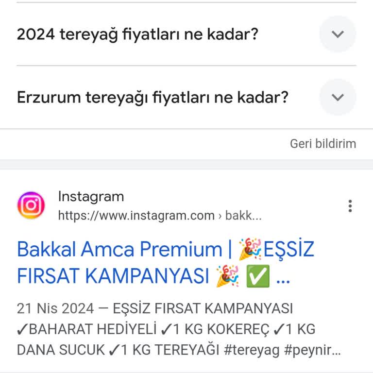 Bakkal Amca Premium Ürünler İyi Değil