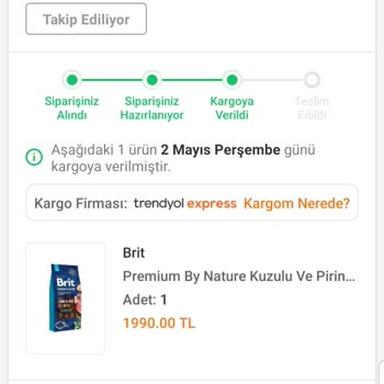 Trendyol Express Bir Haftadır Ürünümü Getirmedi