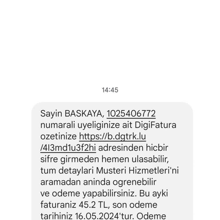 Digiturk Boş Fatura Kesilmesi
