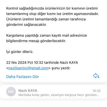 Vina Seramik Ürün Teslimatı Gecikmesi