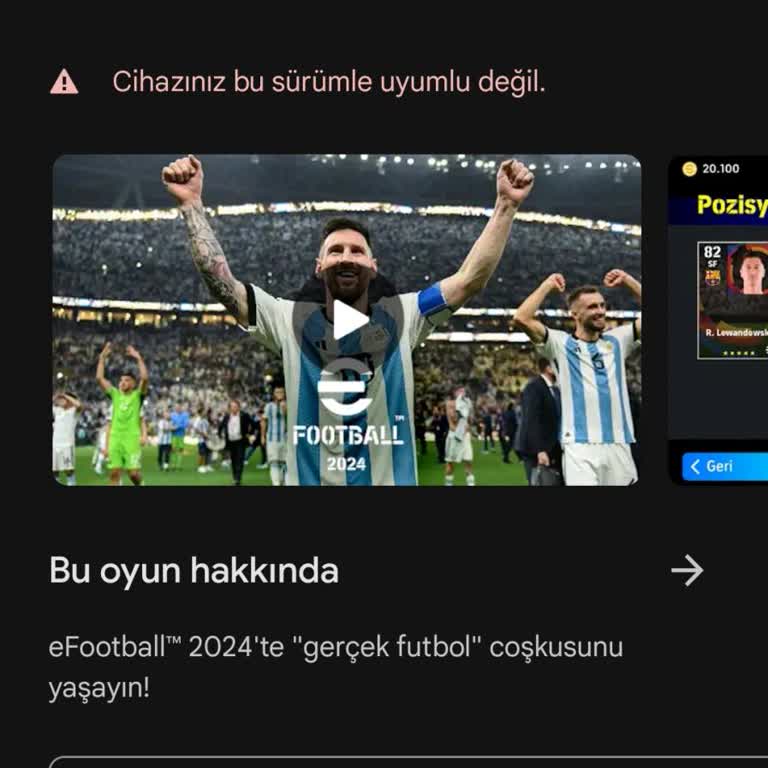 Samsung Oyunu Desteklememe ( Pes )