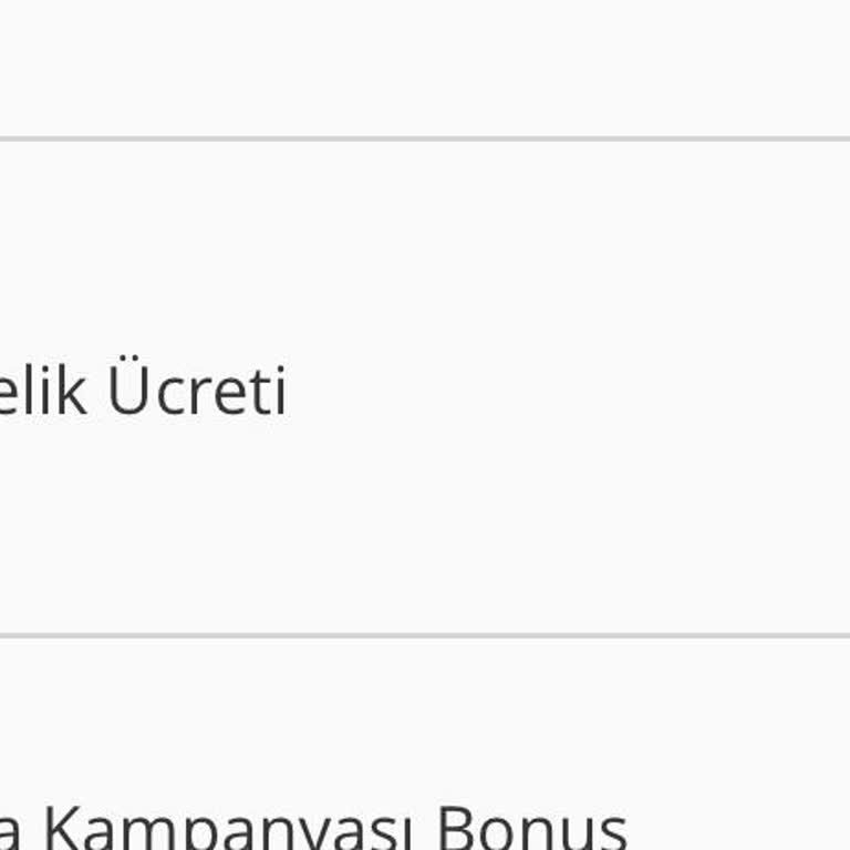 Denizbank Kredi Kartı Yıllık Ücret