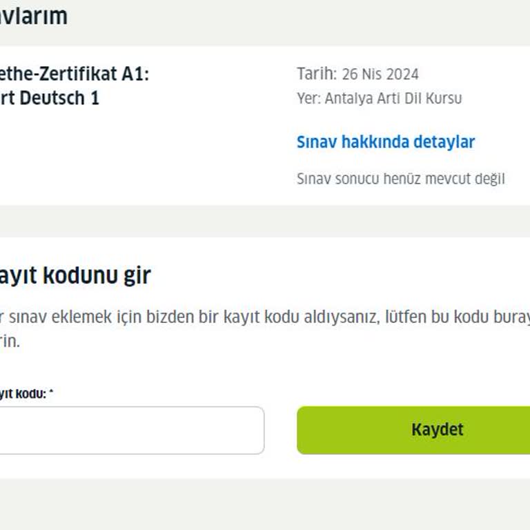 Goethe Institut Sınav Sonuçlarındaki Düzensizlik