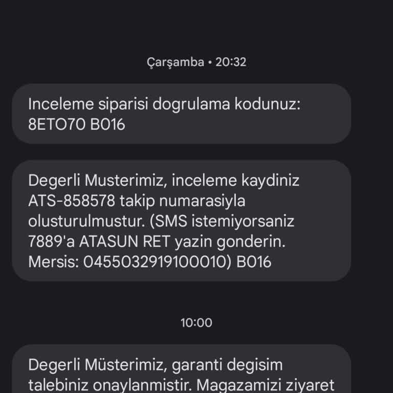Atasun Optik'te Uzayan Ürün Değişim Süreci Ve Yaşanan Mağduriyet