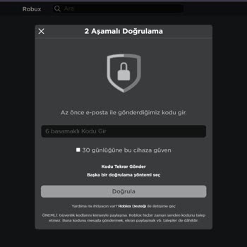 Roblox Onay Kodu Gelmiyor Acil Çözüm