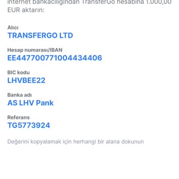 Transfergo Dan İnsan Nasıl Aldatılır Örneği (1000 Euro'luk Tecrübe) :@