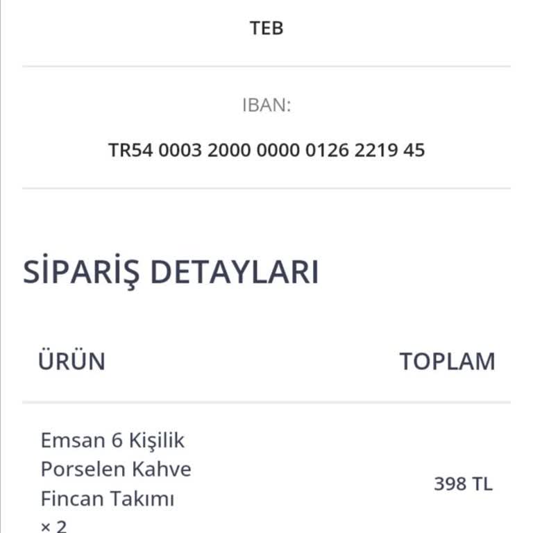 Çeyiz Trend Sayfasından Ürünümü Göndermediniz İçin Şikayetçiyim...