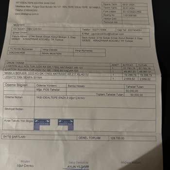 Enza Home Siparişimi Aylardır Teslim Alamadım