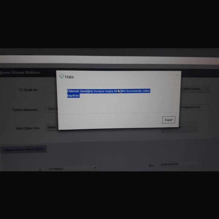 Bağcılar "varan Güvenlik Kursu" Haksız Kazancı Ve Sorumsuzluğu