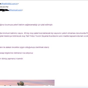 Tatil Yıldızı Tur Şirketi Hakkında Önemli Bilgi Paylaşımı