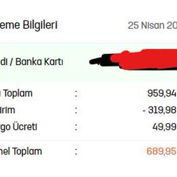 In Street Teslimat Sorumsuzluğu. Ürün Halen Teslim Edilmedi.