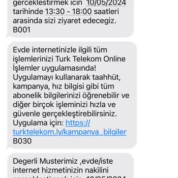 Türk Telekom Nakil Randevusu Beceriksizliği