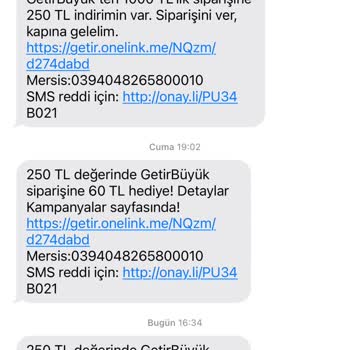 Getir Olmayan Kupon Mesajları Ve Kupon Kaybolma Durumu