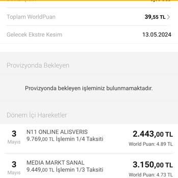 VakıfBank Setur Kampanyası Kazanılan Word Puanları Yüklemiyor