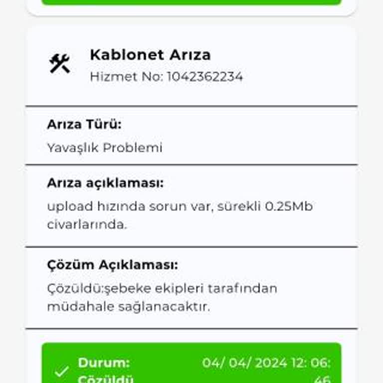 TÜRKSAT Kablo Net Fiber SNR Problemi