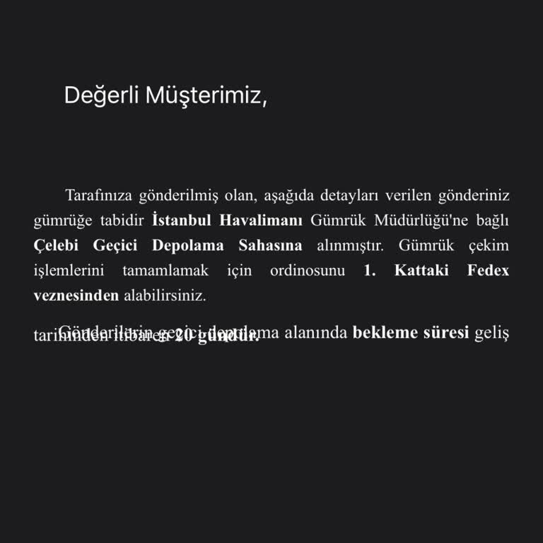Fedex Gümrükte Takılan Ayakkabı Ve Ek Ücret Sorunu