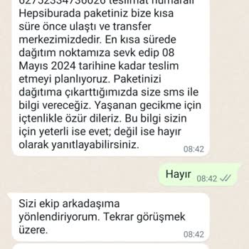 hepsiJET Hepsiburada Ve Hepsijet'in Sorumsuzluğu