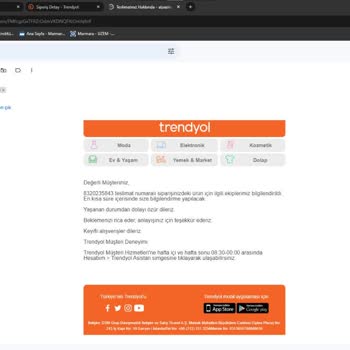 Trendyol Ürün Teslimatı Ve Ücret İadesi Problemi