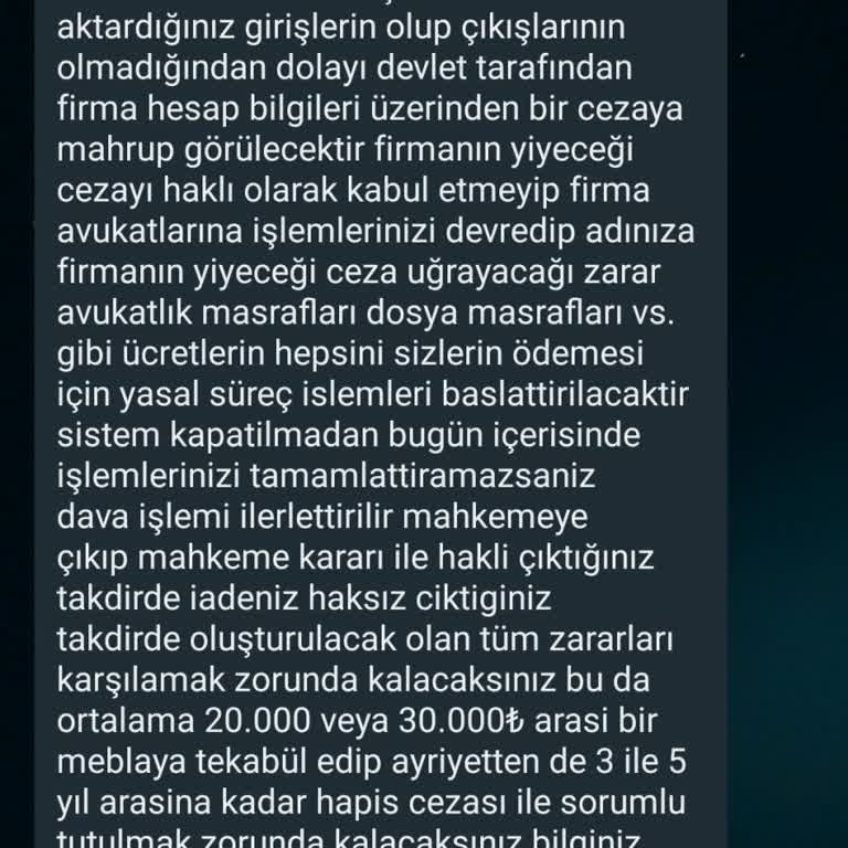 Tuğba Paketleme Acentesi Evden İş Başvurusu Sonrası Yaşanan Mağduriyet