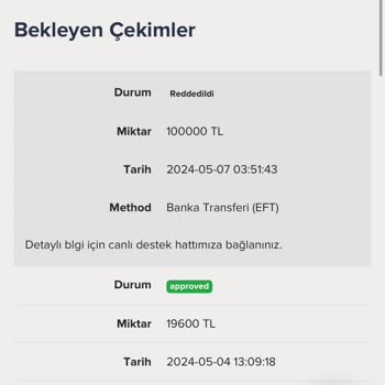 Matadorbet 128.000 Tl Paramı Yatırmadı