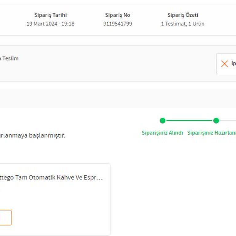 Trendyol.com Dan Siparişim Gelmedi.