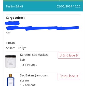 Doa Kozmetik Göndermediği Siparişlerimin Ücretini İade Etmiyor