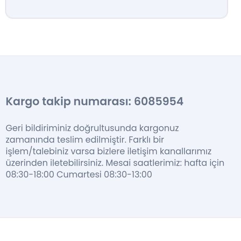 Aras Kargo Teslim Edilmeyen Kargo