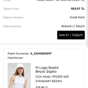 Mavi Teslimat Süresi