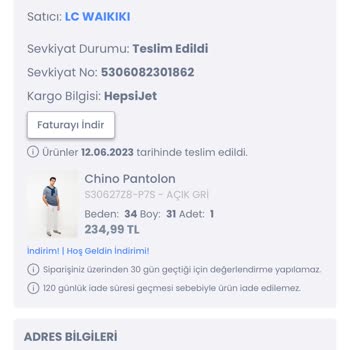 LCW Hem Fabrika Hatalı Ürün Gönderdi Hem De Mağdur Etti