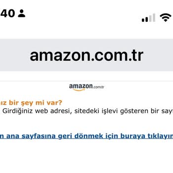 Amazon'da Muhatap Yok!