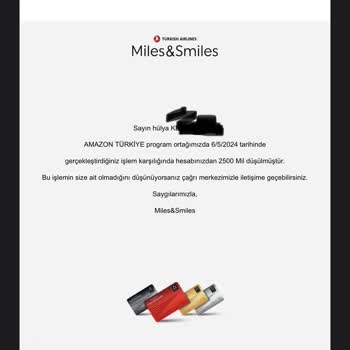 Türk Hava Yolları Shop&miles Milleri Aldı Kupon Tanımlamıyor