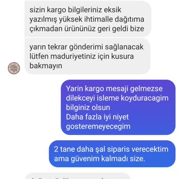 Byy_ranaaa (Instagram) Instagram Üzerinden Aldığım Vakko Şal Mağduriyeti