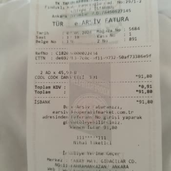 Tarım Kredi Kooperatif Market Donuk İçli Köfte Hüsranı