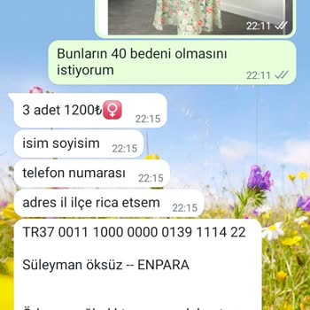 Aspanda Butik. Ürünlerim Hakkında Geri Dönüş