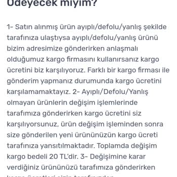 Modayakamoz Para İadesi Yapmıyor Fazladan Kargo Parası